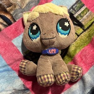 Littlest Pet Shop Horse - Brown with Blue Eyes